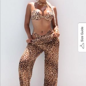 3 piece Matt collection bikini and pants